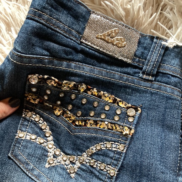 Women’s bling jeans size 11 - Picture 3 of 8